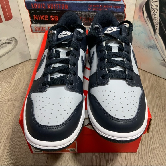 New Nike Dunk Low Georgetown GS Sizes 5.5Y/7W CW1590-004 - Picture 4 of 12